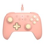 8BitDo Ενσυρματο Ultimate 2C Wired Controller για Windows PC & Android με Hall Effect Μοχλούς, Hall Triggers και Rumble Vibration Peach (RET00476)
