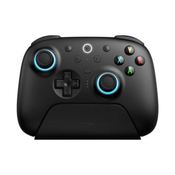 8BitDo Ultimate 2 Wireless Controller για Nintendo Switch 1 & 2 / Windows PC με Bluetooth, 2.4GHz, Wired USB, Charging Dock & TMR Joysticks Black (RET00520)