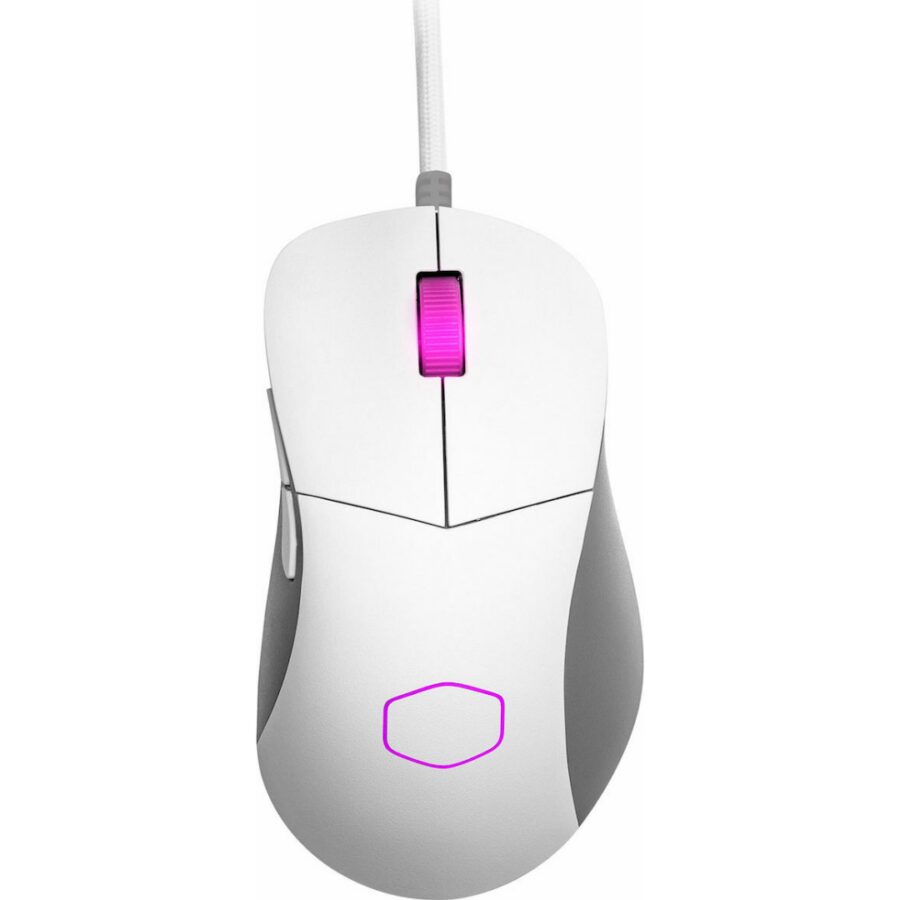 Cooler Master MM730 Ultra Lightweight RGB Gaming Mouse 16000 DPI White με Optical Switches & PixArt Sensor