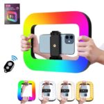 E-30 RGB Mobile Phone Camera Fill Light Φωτιστικό LED για Smartphone, TikTok & Streaming
