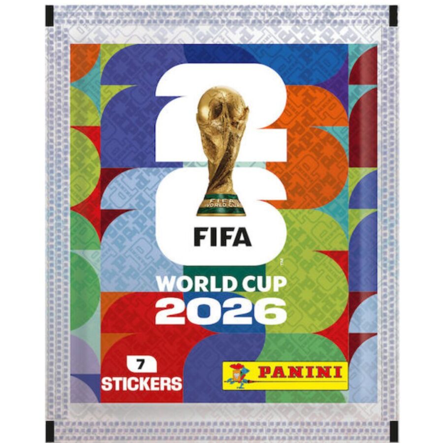 Panini FIFA World Cup 2026 Stickers Booster Pack – Φακελάκι με 7 Αυτοκόλλητα Συλλογής