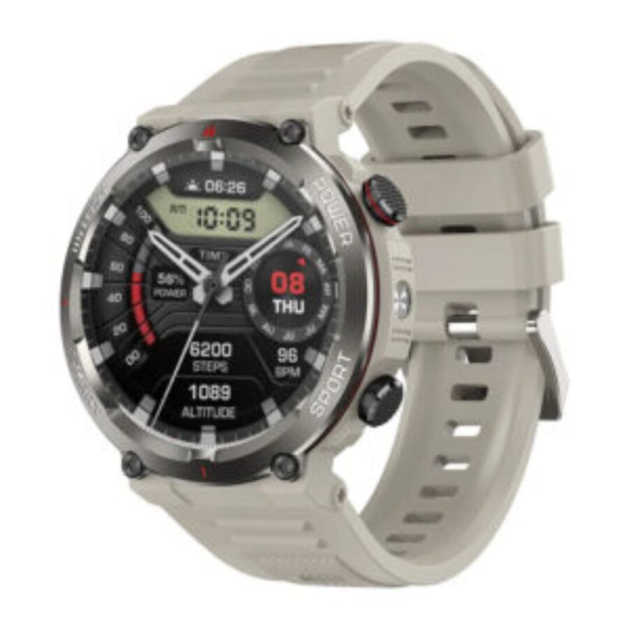 Blackview W50 Pro Smartwatch Khaki με Ελληνικό Μενού – Bluetooth Κλήσεις, LED Flashlight, 1.45" Οθόνη & 960mAh Μπαταρία