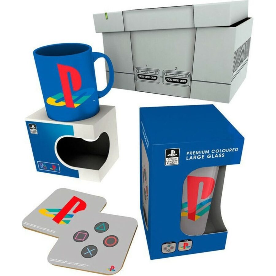 Abysse PlayStation Classic 2019 Gift Pack – XXL Ποτήρι, Κούπα & 2 Σουβέρ (GFB0075)