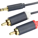 CABLETIME καλώδιο ήχου 3.5mm σε 2x RCA CT-AV303-H12G, 15m, μπλε