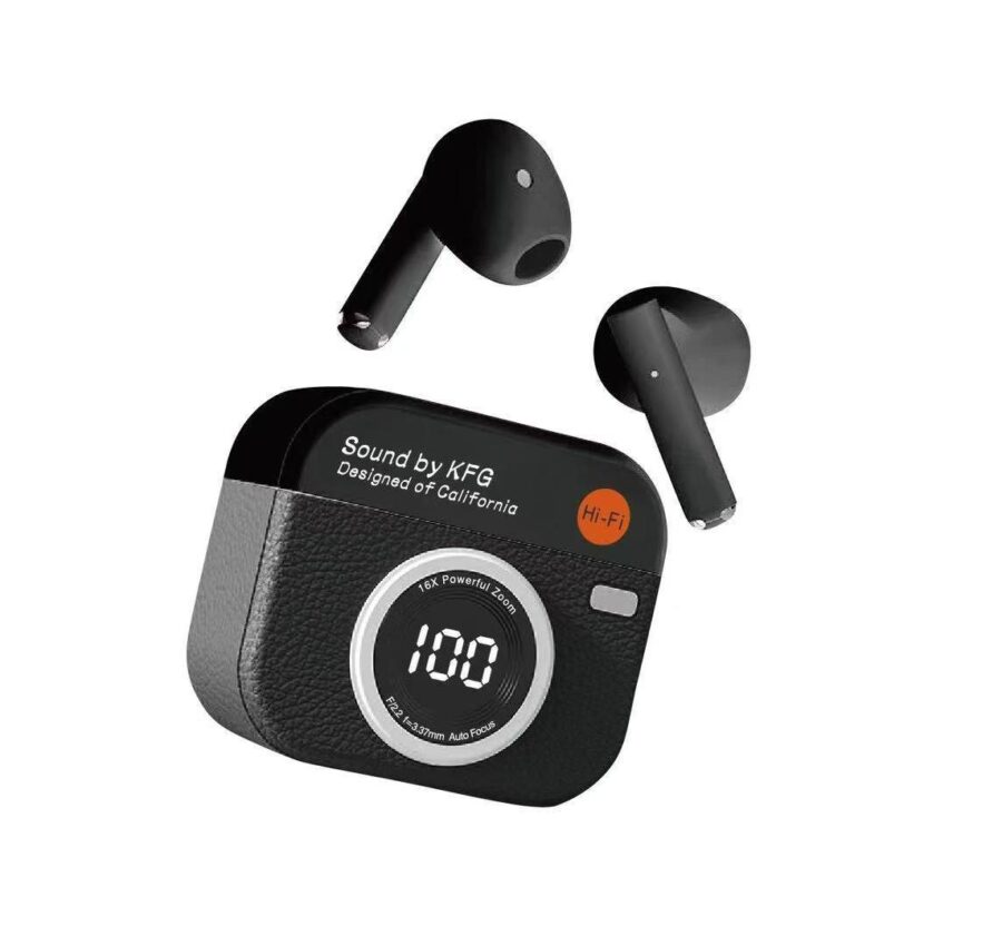 Q86 True Wireless Stereo Earphones CYXG Bluetooth 5.49 Ακουστικά με Retro Camera Charging Case Σε διάφορα χρώματα (Τυχαία επιλογή)