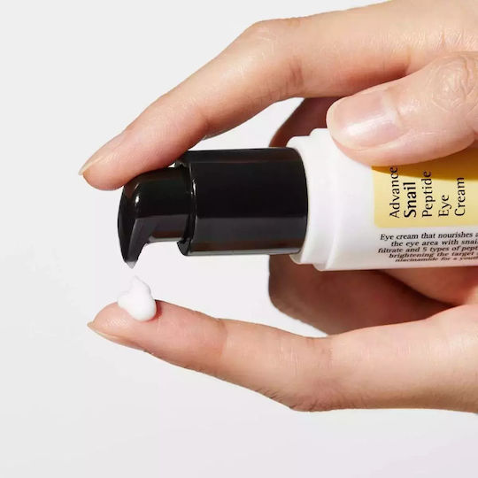 COSRX Advanced Snail Peptide Eye Cream 25ml – Αντιγηραντικη Κρεμα Ματιών με Snail Mucin & Peptides για Λάμψη