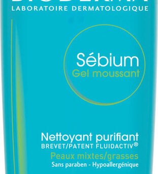Bioderma Sébium Gel Moussant 500ml – Gel Καθαρισμού Προσώπου για Λιπαρή, Μικτή & Ακνεϊκή Επιδερμίδα