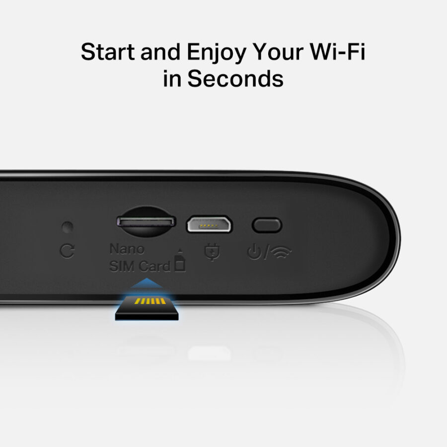 Mercusys MT110 Φορητό 4G LTE Mobile Wi-Fi Router Hotspot με SIM έως 150Mbps & Μπαταρία