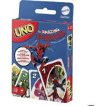 Mattel UNO The Amazing SpiderMan HXY08 Επιτραπέζιο Παιχνίδι Καρτών για 2-10 Παίκτες ηλικίας 7+ Ετών – Marvel Edition