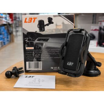L3T L-2008i2 Car Phone Holder Βάση Κινητού Αυτοκινήτου με Βεντούζα & Περιστροφή 270°