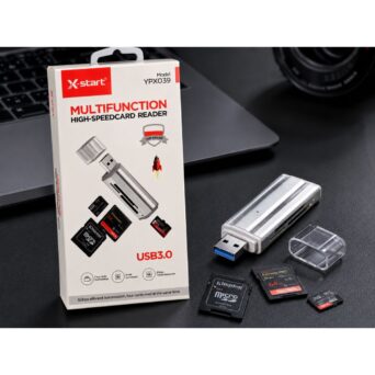X-Start YPX039 USB 3.0 Multifunction Card Reader – Αναγνώστης Καρτών SD / MicroSD / TF High Speed