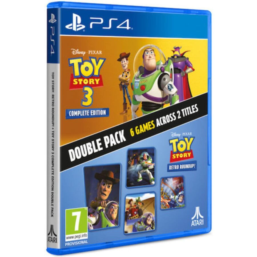 Toy Story: Retro Roundup! + Toy Story 3 Complete Edition Double Pack PS4 NEW