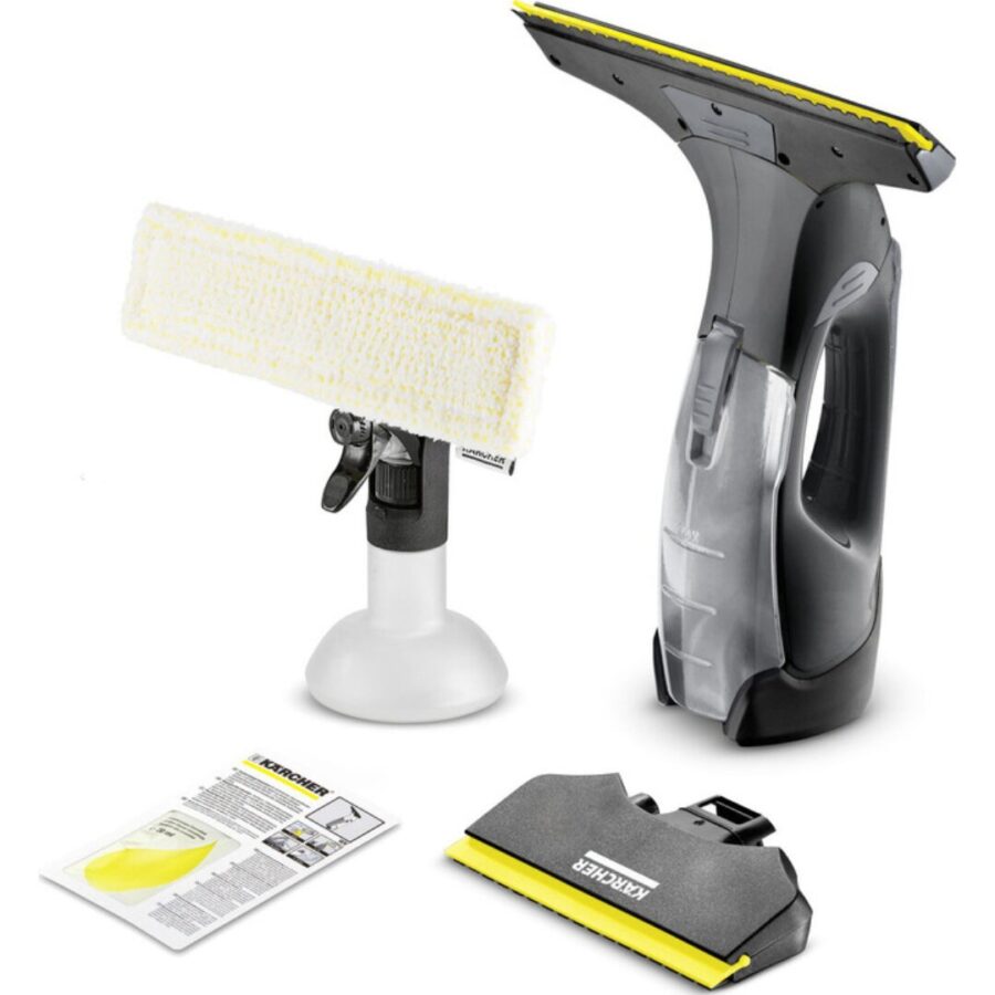 Karcher WV 5 Plus N Επαναφορτιζόμενος Καθαριστής Τζαμιών 3.7V με Ψεκαστήρα & Πανί Μικροϊνών – 1.633-467.0