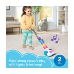 Fisher-Price Laugh & Learn Ηλεκτρονικη Σκουπα 2-in-1 JMM35 με Φώτα, Ήχους & Εκπαιδευτικά Τραγούδια για Παιδιά 2+ Ετών