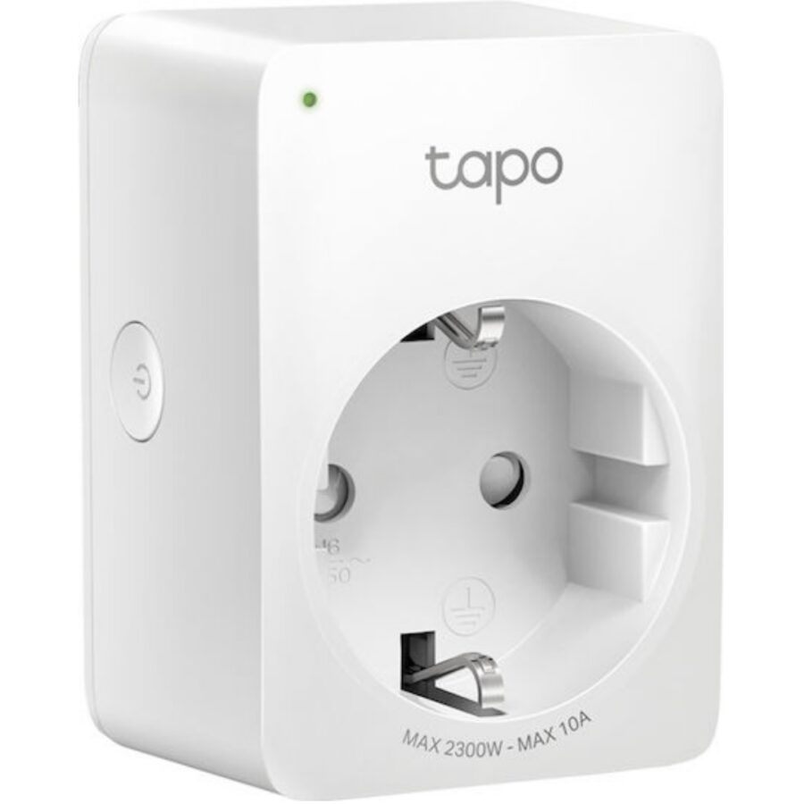 TP Link Tapo P110M Mini Smart Wi-Fi Plug Matter με Μέτρηση Κατανάλωσης Ενέργειας, Alexa, Google Home & Apple HomeKit