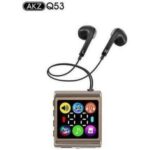 AKZ Q53 MP3 Player Ασημί – Φορητό MP3/MP4 Player με Bluetooth, Οθόνη & FM Radio