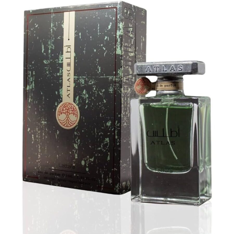 Lattafa Atlas Eau de Parfum 55ml – Unisex Θαλασσινό Άρωμα με Νότες Αλατιού, Κεχριμπαριού & Ξύλων
