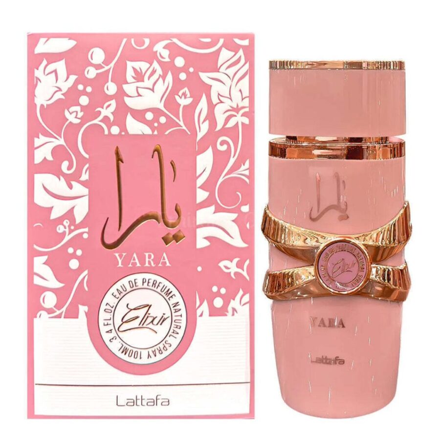 Lattafa Yara Elixir Eau de Parfum 100ml – Γυναικείο Gourmand Άρωμα με Φράουλα, Βανίλια & Καραμέλα