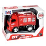 ToyMarkt Πυροσβεστικό Όχημα Friction 29cm – Πυροσβεστική με Κίνηση Τριβής για Παιδιά 3+ Ετών