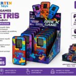 Brick Game Κονσόλα Tetris Χειρός LCD με 23 Παιχνίδια Display 12 Τεμαχίων XM0104C-2