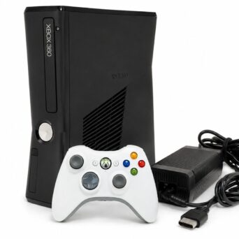 Μεταχειρισμενη Κονσολα Xbox 360 S Slim 250GB Μαύρο με 1 Ασύρματο Χειριστήριο Λευκό (3 Μηνες Εγγυηση AstronGameClub)