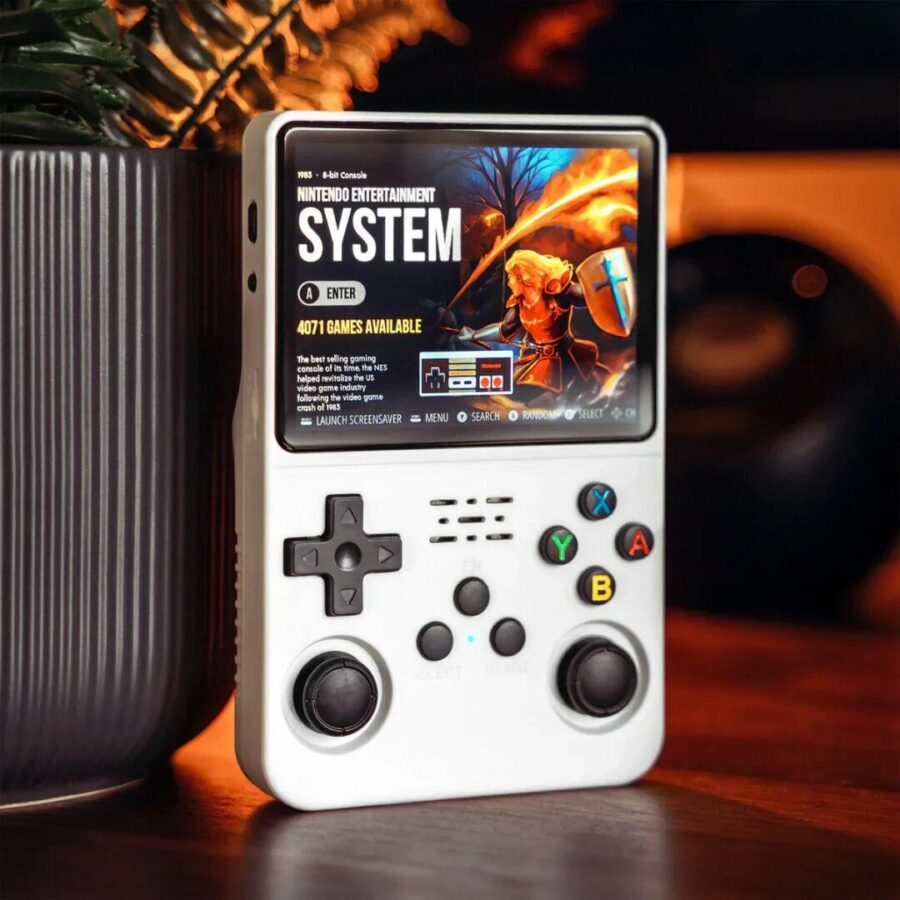 36S Retro Handheld Console Φορητη Κονσολα Ρετρο 64GB White – 15000+ Games, IPS 3.5”, RGB Lighting, Dual Analog, PS1/PSP/N64/Dreamcast/SNES/GBA/NES/Sega/Arcade Retro Gaming Console (Αντιγραφή)
