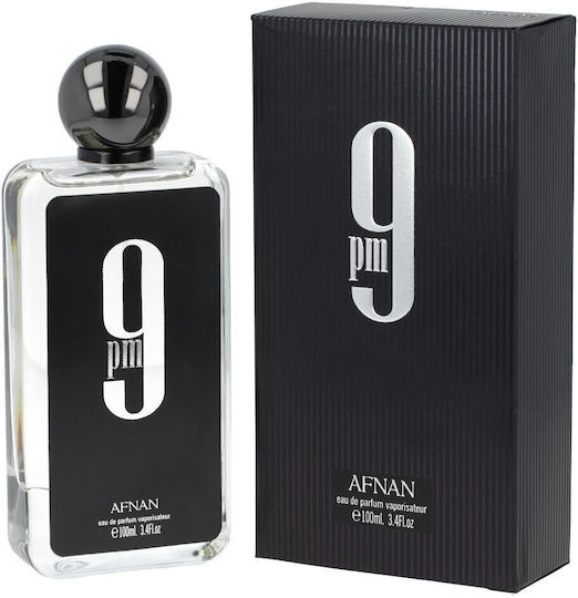 Afnan 9 PM Eau de Parfum 100ml – Ανδρικό Άρωμα με Βανίλια, Μήλο & Κανέλα, Μεγάλης Διάρκειας
