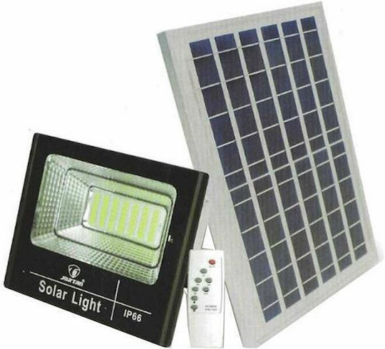 JORTAN Ηλιακός Προβολέας LED 200W 6500K IP66 με Φωτοκύτταρο, Τηλεχειριστήριο & Ηλιακό Πάνελ – Αδιάβροχος Εξωτερικού Χώρου