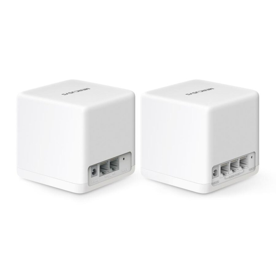 Mercusys Halo H60X (2-Pack) AX1500 Mesh Wi-Fi 6 Gigabit Router Dual Band Whole Home System