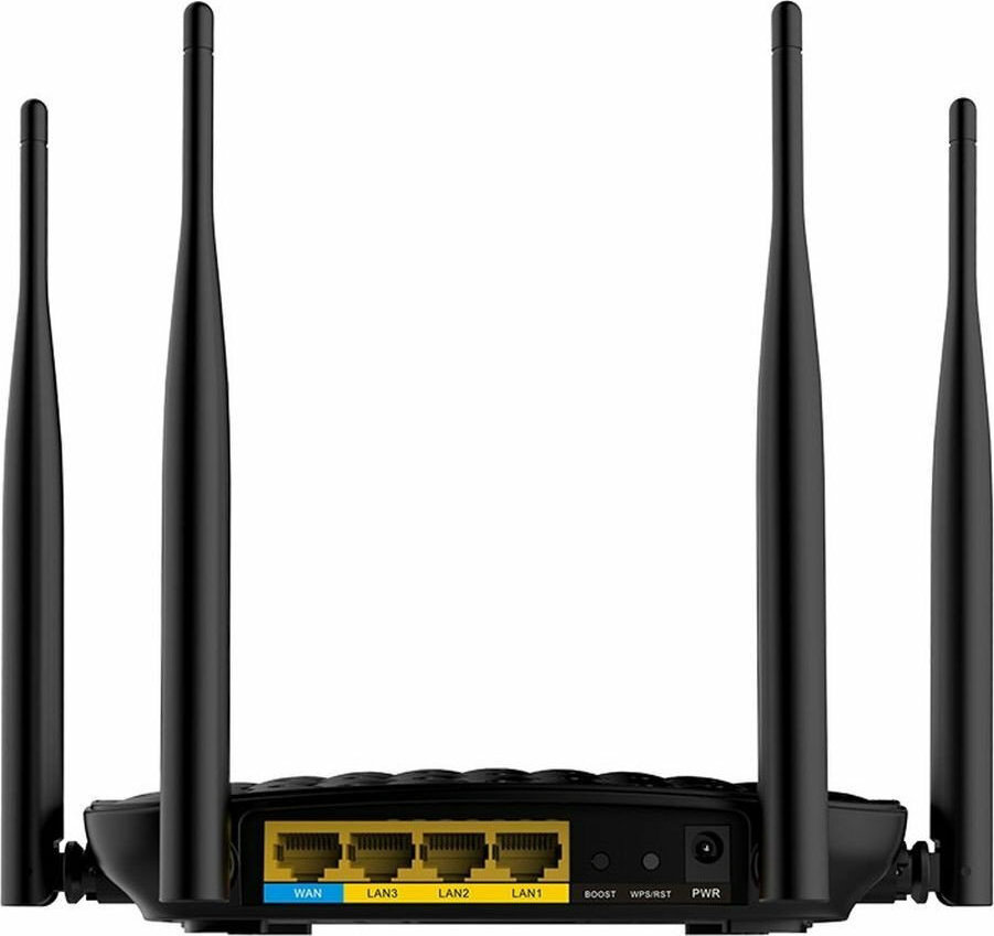 Tenda AC6 AC1200 Gigabit Style Wi-Fi Router Dual Band με Beamforming+, 4 Κεραίες και Ισχυρή Κάλυψη