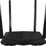 Tenda AC6 AC1200 Gigabit Style Wi-Fi Router Dual Band με Beamforming+, 4 Κεραίες και Ισχυρή Κάλυψη