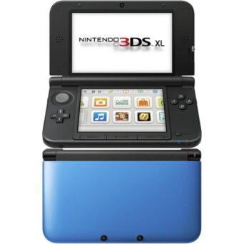 Nintendo 3DS XL Blue Μεταχειρισμενη σε πολυ καλη κατασταση (1-2 Πολυ Ελαφρια Γραντζουνια στην Πανω Οθονη_