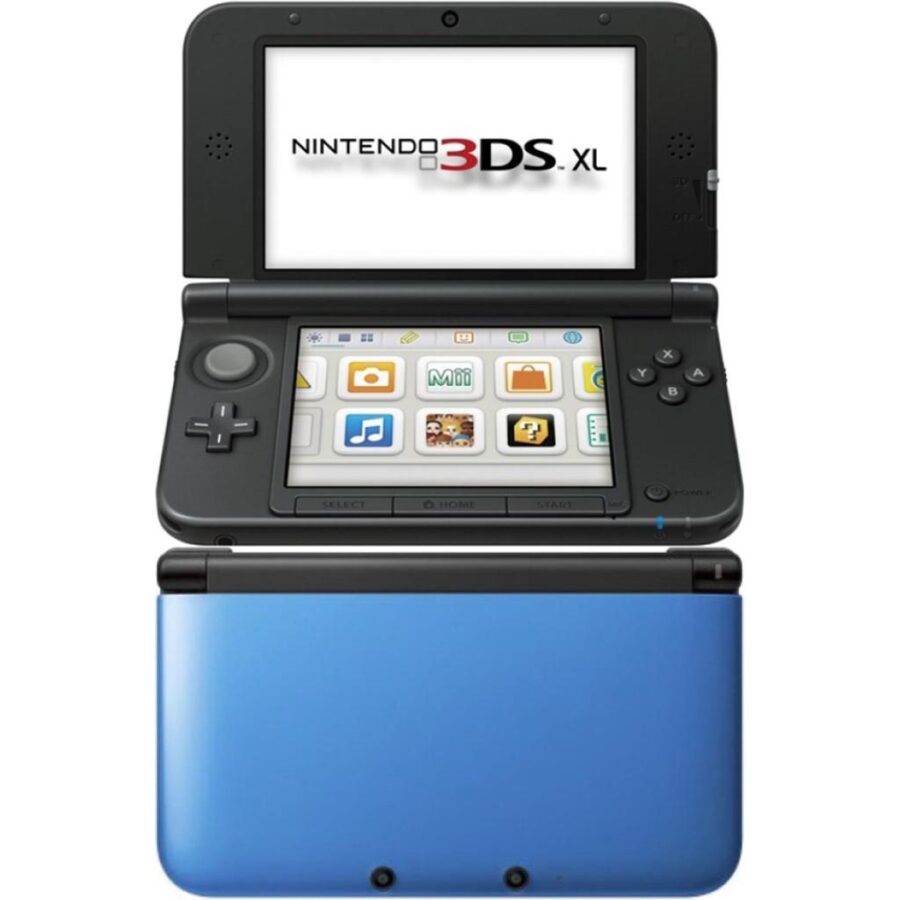 Nintendo 3DS XL Blue Μεταχειρισμενη σε πολυ καλη κατασταση (1-2 Πολυ Ελαφρια Γραντζουνια στην Πανω Οθονη_