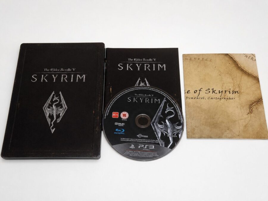 The Elder Scrolls V Skyrim Steelbook (Ελαφρια Φθορα) PS3 USED