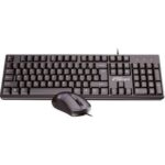 Element KB-145UMS v2.0 Ενσύρματο Σετ Πληκτρολόγιο & Ποντίκι USB Full Size 104 Πλήκτρων (En) Μαύρο
