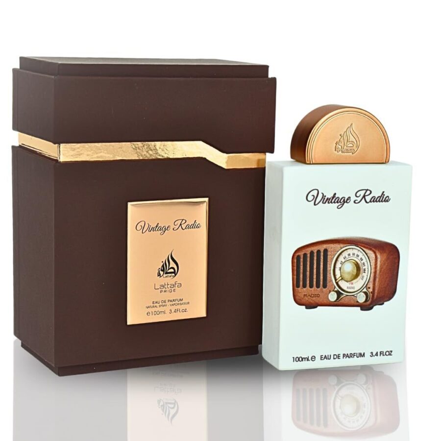 Lattafa Pride Vintage Radio Eau de Parfum 100ml Unisex Άρωμα με Δαμάσκηνο, Palo Santo & Σανδαλόξυλο