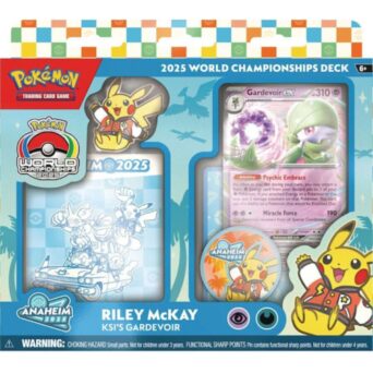 Pokemon TGC Trading Card Gards: 2025 World Championship Deck – Riley McKay (Gardevoir ex) Αγγλικά | Συλλεκτική Τράπουλα 60 Καρτών