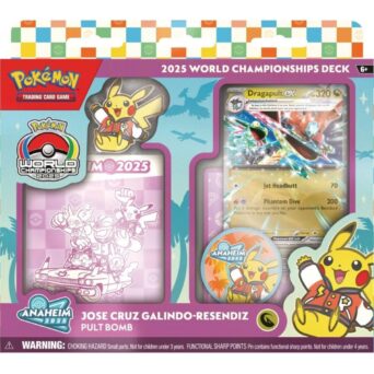 Pokémon TGC Trading Card Games: 2025 World Championship Deck – Jose Cruz Galindo-Resendiz (Dragapult ex) Αγγλικά | Συλλεκτική Τράπουλα 60 Καρτών