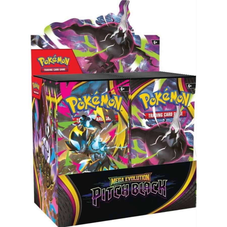 Pokemon TCG Trading Card Games: Mega Evolution – Pitch Black Booster Box (36 Booster Packs) Αγγλικά