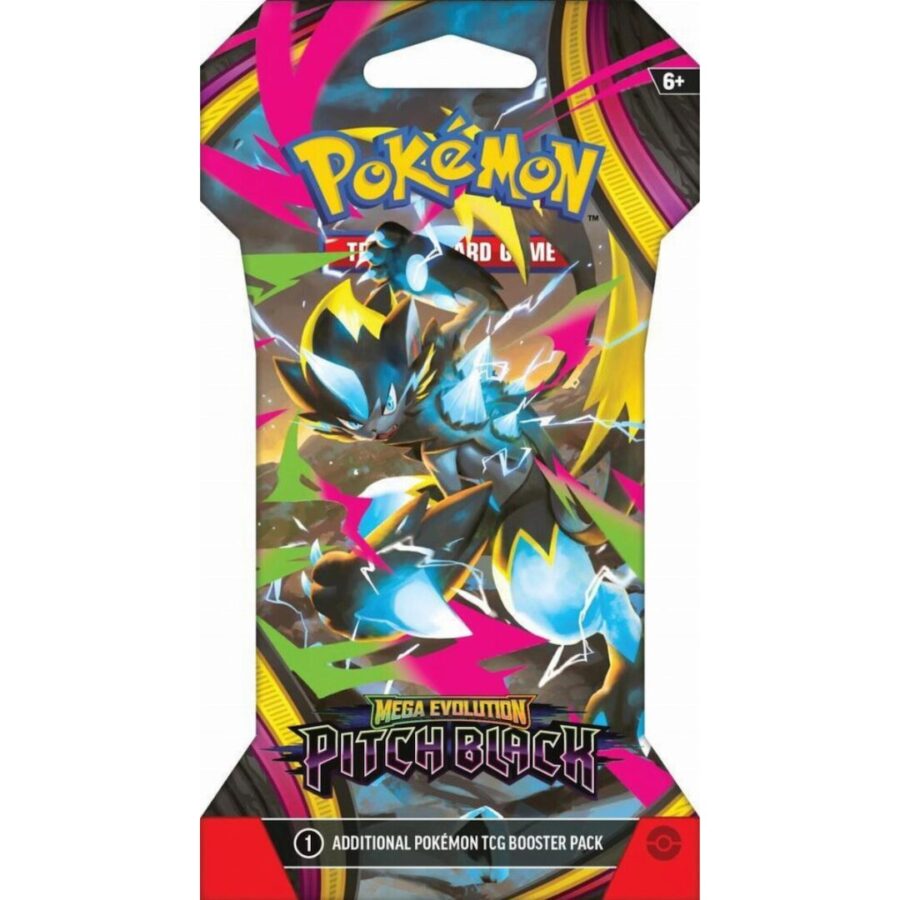 Pokemon TGC Trading Card Games: Mega Evolution – Pitch Black Sleeved Booster Pack Αγγλικά (Διάφορα Σχέδια)