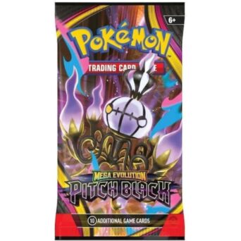 Pokemon TGC Trading Card Games: Mega Evolution – Pitch Black Booster Pack 1 Φακελακι