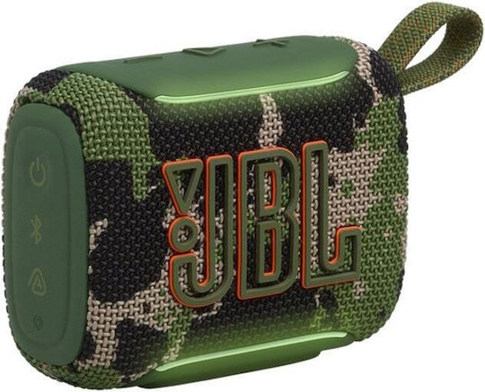 JBL Go 5 Bluetooth ηχείο 4.8W σε χρώμα Squad με Bluetooth 6.0, αυτονομία έως 10 ώρες, πιστοποίηση IP68, Auracast™, AirTouch Stereo Pairing και δυναμικό ήχο JBL. Ιδανικό για κάθε εξόρμηση