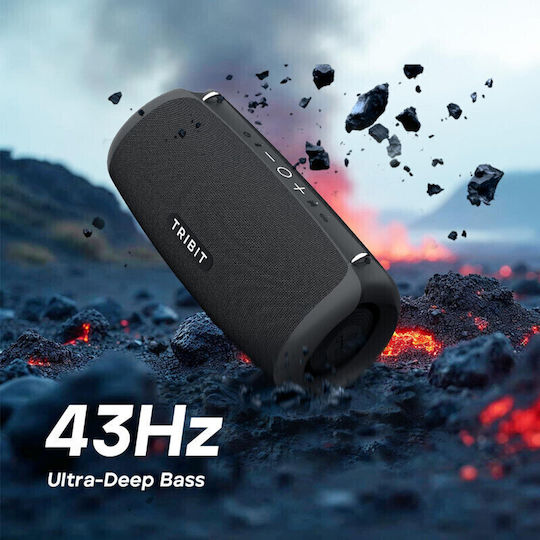 Tribit StormBox Lava Φορητό Bluetooth Ηχείο 80W IP67 Waterproof με XBass, Bluetooth 5.4 & 24 Ώρες Αυτονομία Μαύρο