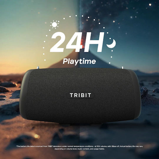 Tribit StormBox Lava Φορητό Bluetooth Ηχείο 80W IP67 Waterproof με XBass, Bluetooth 5.4 & 24 Ώρες Αυτονομία Μαύρο