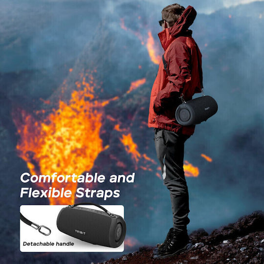 Tribit StormBox Lava Φορητό Bluetooth Ηχείο 80W IP67 Waterproof με XBass, Bluetooth 5.4 & 24 Ώρες Αυτονομία Μαύρο