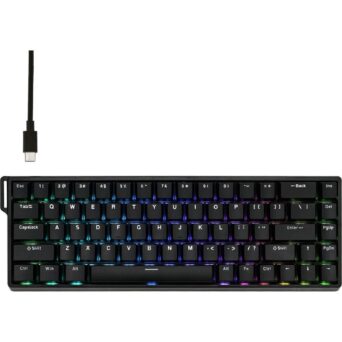 AULA WIN68 HE Gaming Πληκτρολόγιο 65% με Magnetic Hall Effect Διακόπτες, RGB Φωτισμό & 8000Hz Polling Rate – US Layout