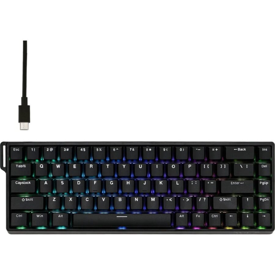 AULA WIN68 HE Gaming Πληκτρολόγιο 65% με Magnetic Hall Effect Διακόπτες, RGB Φωτισμό & 8000Hz Polling Rate – US Layout