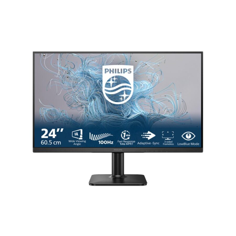 Philips 24E2N1100L Οθόνη Υπολογιστή 23.8" Full HD VA 100Hz 4ms με HDMI & Adaptive Sync