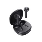 QCY Air T41 Ασύρματα Ακουστικά Bluetooth 5.4 TWS Semi-Ear με ENC, Multipoint & Θήκη Φόρτισης – Dark Grey