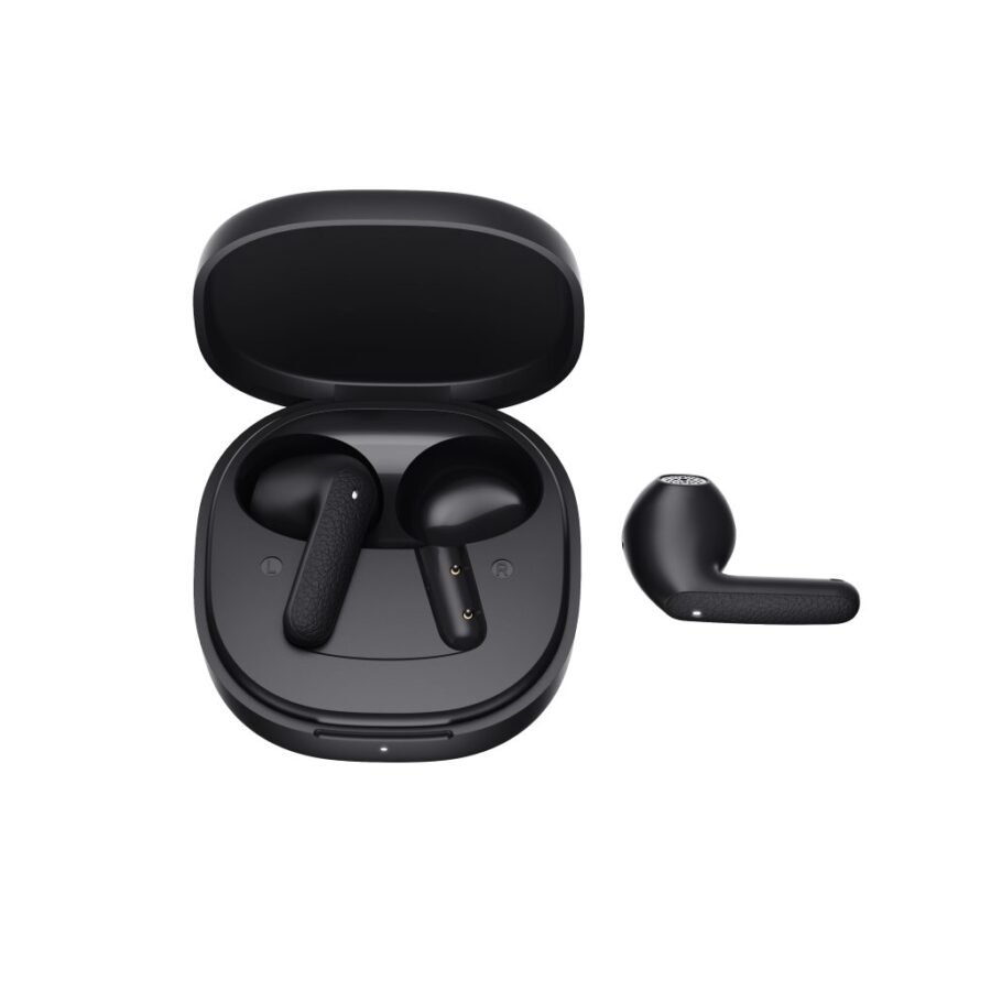 QCY Air T41 Ασύρματα Ακουστικά Bluetooth 5.4 TWS Semi-Ear με ENC, Multipoint & Θήκη Φόρτισης – Dark Grey